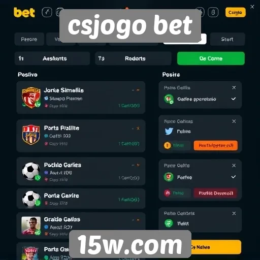 Avaliação da interface de usuário do csjogo bet